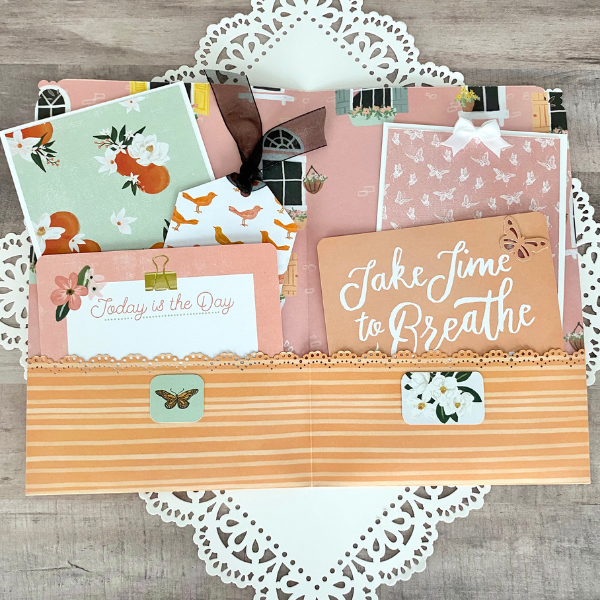 Bloom Gracefully Loaded Pocket Folder - Image 2