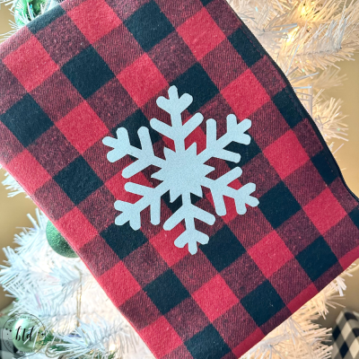 Snowflake Buffalo Check Planner Accessory Pouch